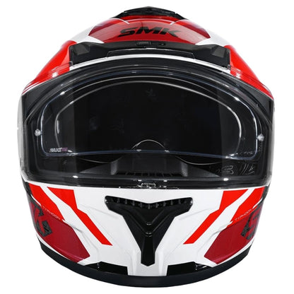 SMK Typhoon RD1 ISI ECE & DOT Certified Full Face Dual Visor Helmet for Men and Women with Pinlock Fitted Clear Visor and Inner Sun Visor