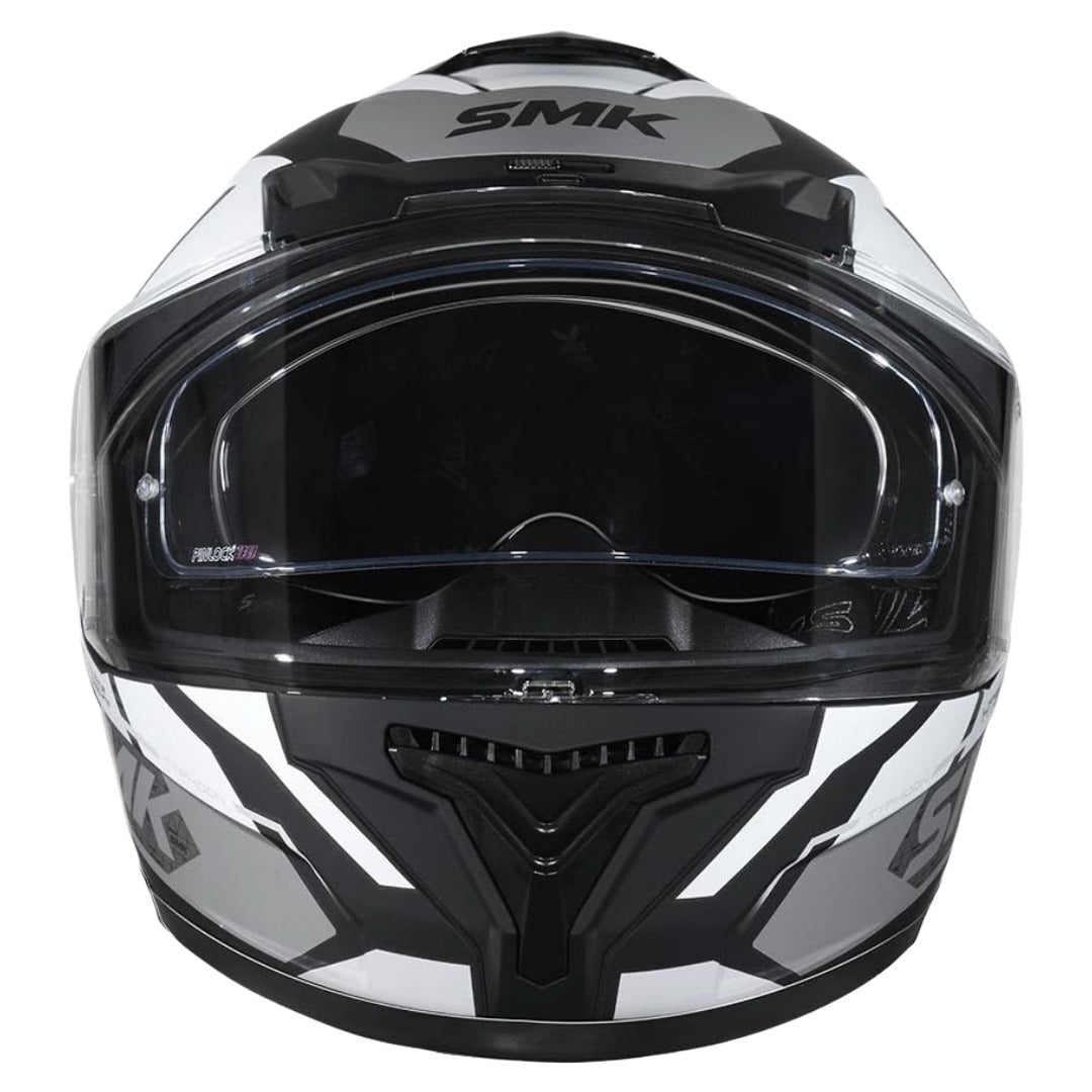 GUB SMK Typhoon RD1 ISI ECE & DOT Certified Full Face Dual Visor Helmet for Men and Women with Pinlock Fitted Clear Visor and Inner Sun Visor