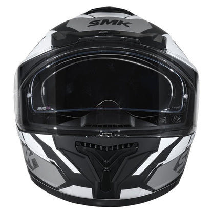 SMK Typhoon RD1 ISI ECE & DOT Certified Full Face Dual Visor Helmet for Men and Women with Pinlock Fitted Clear Visor and Inner Sun Visor