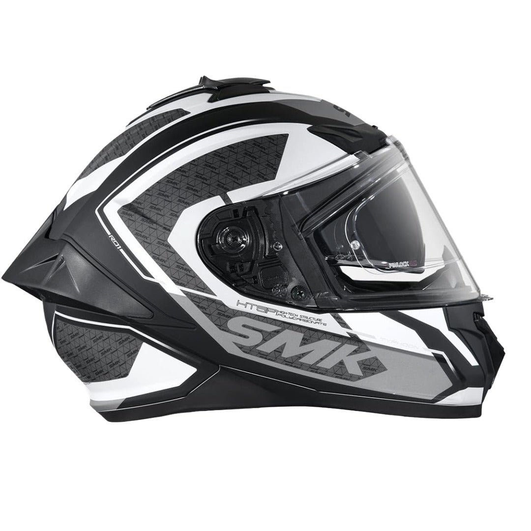 GUB SMK Typhoon RD1 ISI ECE & DOT Certified Full Face Dual Visor Helmet for Men and Women with Pinlock Fitted Clear Visor and Inner Sun Visor