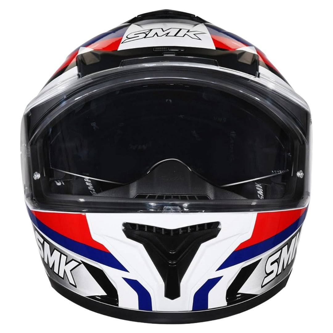 SMK Typhoon Freeride ISI ECE & DOT Certified Full Face Dual Visor Helmet for Men and Women with Pinlock Fitted Clear Visor and Inner Sun Visor