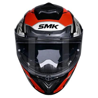 SMK Typhoon STYLE ISI ECE & DOT Certified Full Face Dual Visor Helmet for Men and Women with Pinlock Fitted Clear Visor and Inner Sun Visor
