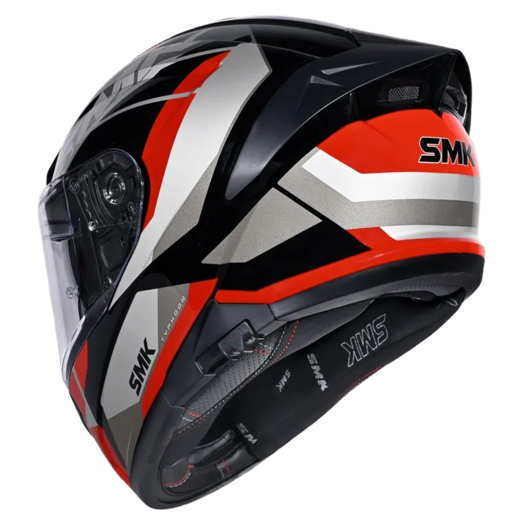 GUB SMK Typhoon STYLE ISI ECE & DOT Certified Full Face Dual Visor Helmet for Men and Women with Pinlock Fitted Clear Visor and Inner Sun Visor