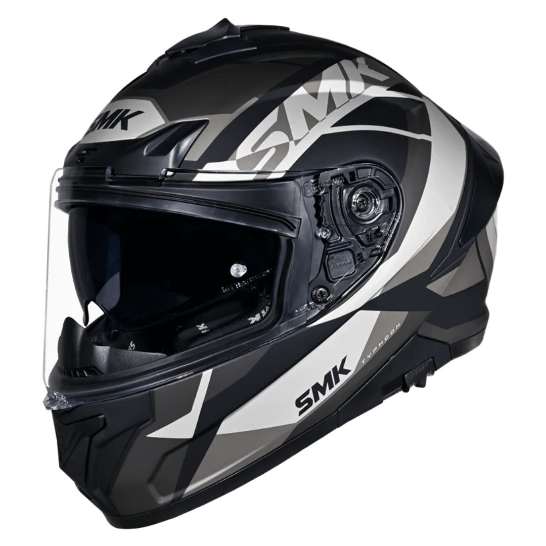 GUB SMK Typhoon STYLE ISI ECE & DOT Certified Full Face Dual Visor Helmet for Men and Women with Pinlock Fitted Clear Visor and Inner Sun Visor