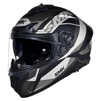 SMK Typhoon STYLE ISI ECE & DOT Certified Full Face Dual Visor Helmet for Men and Women with Pinlock Fitted Clear Visor and Inner Sun Visor