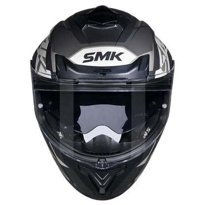 SMK Typhoon STYLE ISI ECE & DOT Certified Full Face Dual Visor Helmet for Men and Women with Pinlock Fitted Clear Visor and Inner Sun Visor