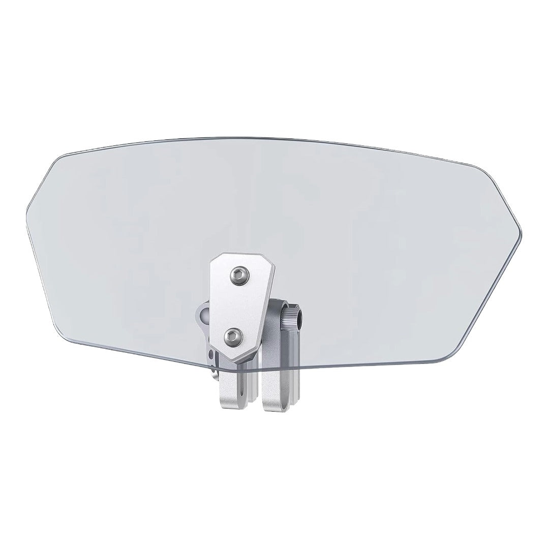 Motorcycle Extension Windshield, Wind Deflector Visor Extender Bike Headlight Visor (Smoke)