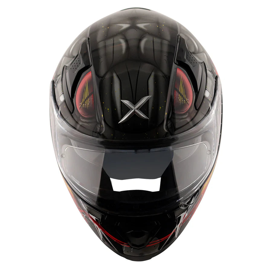 Axor Apex Venomous ISI ECE DOT Certified Full Face Dual Visor Helmet for Men and Women with Pinlock Fitted Outer Clear Visor and Inner Smoke Sun Visor