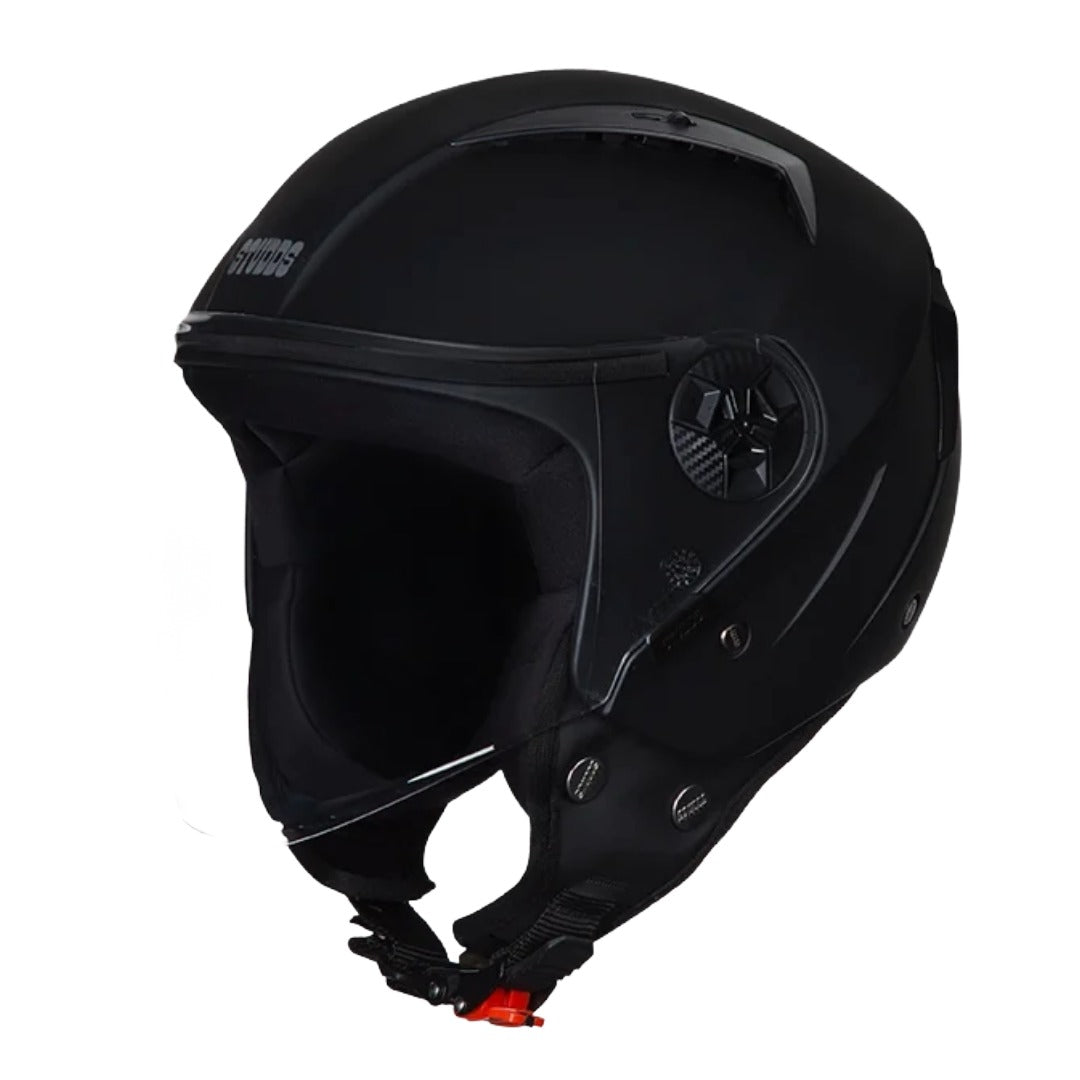 GUB STUDDS Vogue ISI Certified Open Face Motorcycle Helmet for Men and Women with Clear Visor