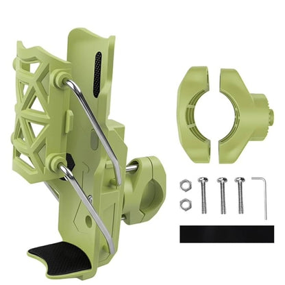 Motorcycle Bottle Holder – Silicone Adaptive Folding Cup Holder with 360° Rotatable Mount, Secure Fit for Bikes & Scooters