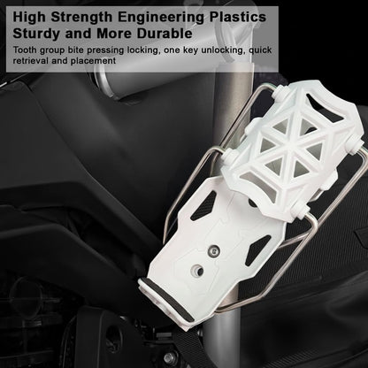 Motorcycle Bottle Holder – Silicone Adaptive Folding Cup Holder with 360° Rotatable Mount, Secure Fit for Bikes & Scooters