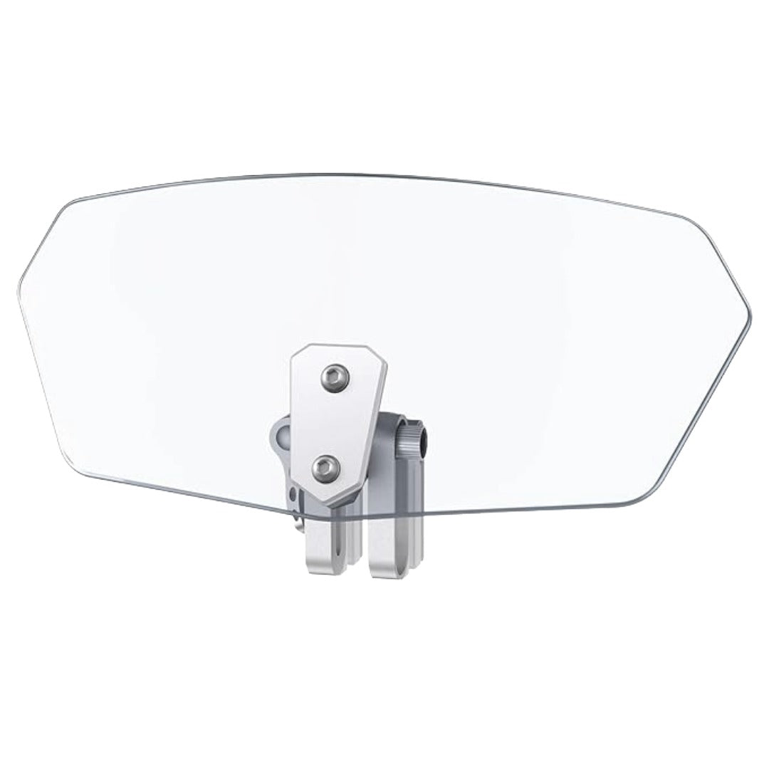 Motorcycle Extension Windshield, Wind Deflector Visor Extender Bike Headlight Visor (CLEAR)