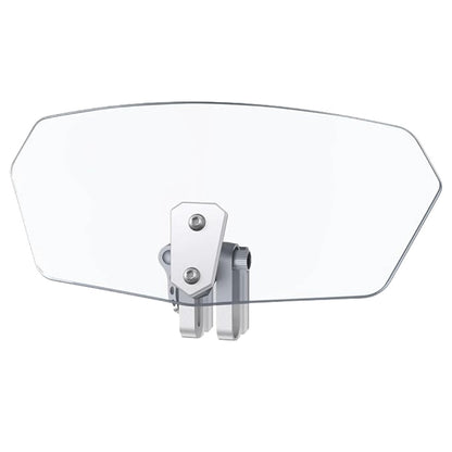 Motorcycle Extension Windshield, Wind Deflector Visor Extender Bike Headlight Visor (CLEAR)