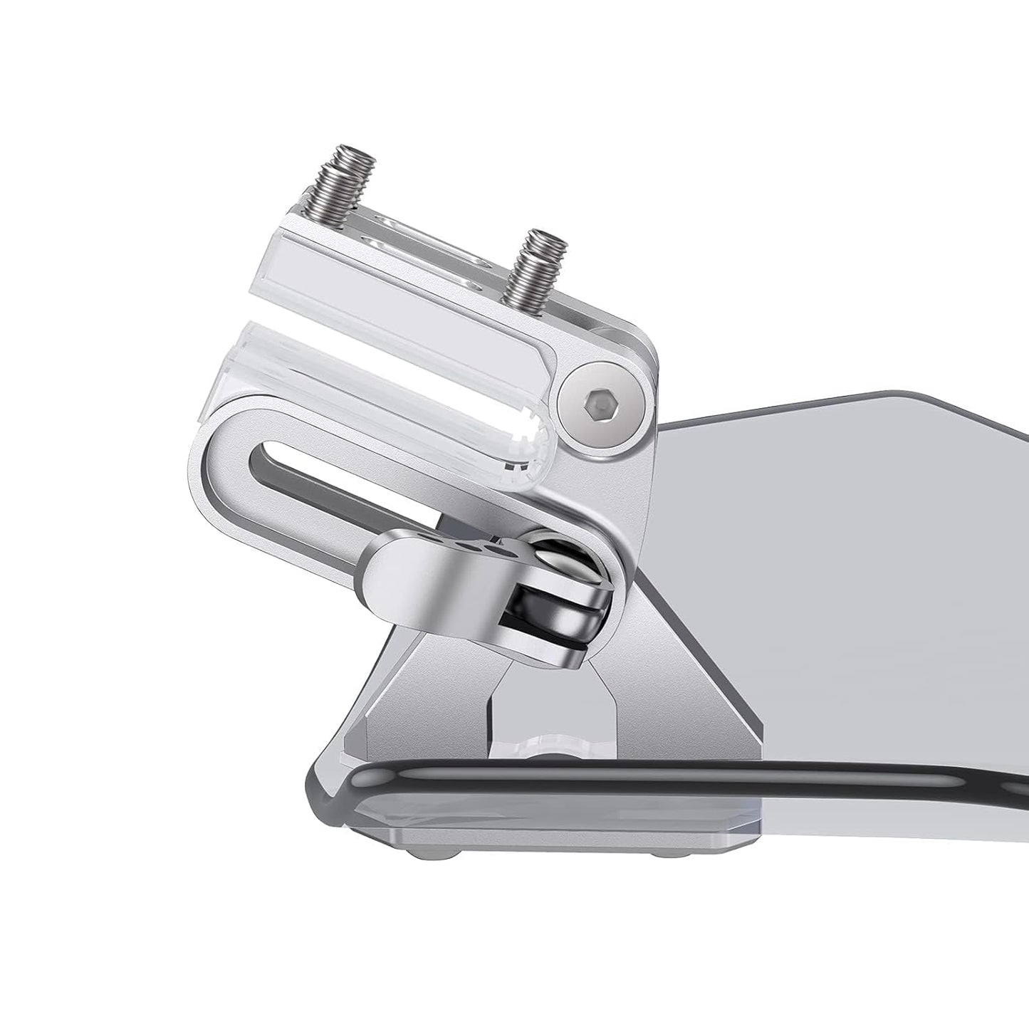 Motorcycle Extension Windshield, Wind Deflector Visor Extender Bike Headlight Visor (Smoke)